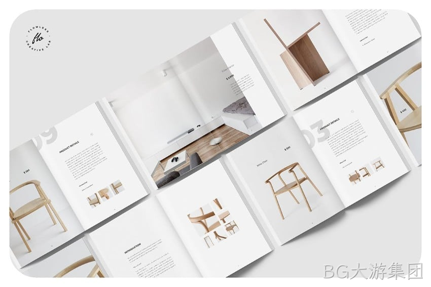 Adobe InDesign 的自然杂志模板