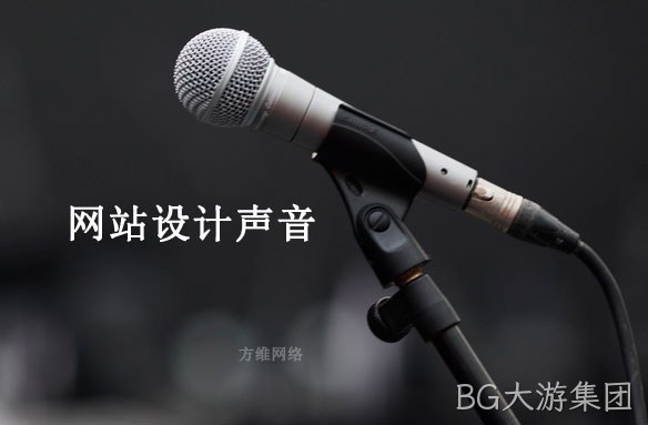 网站设计声音
